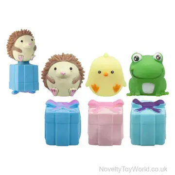 Animal Inside Present Squeezy Pop Out Toy (10cm)