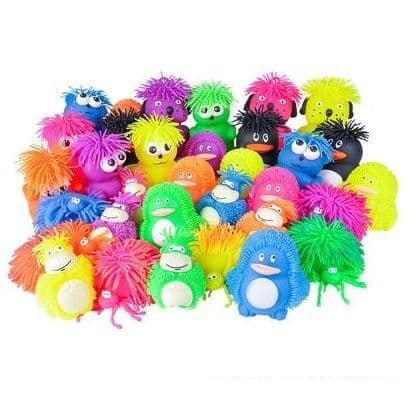 Animal Puffer Ball Characters Assortment (5cm - 8cm) | Wholesale Bulk Novelties