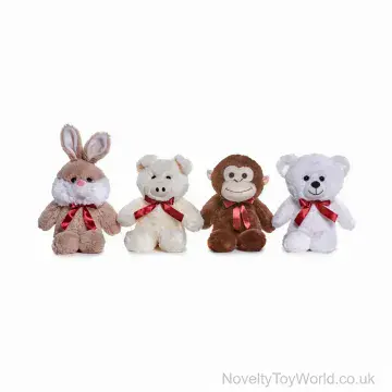 Animal Soft Plush Cuddly Toy - 4 Assorted (30cm)