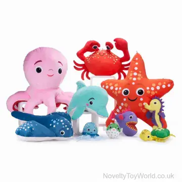 Aquatic Sea-life Soft Plush Toys - 10 Assorted (15cm)