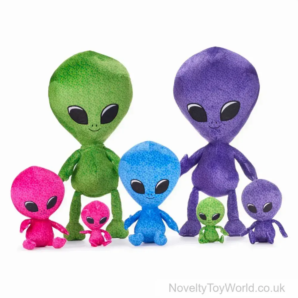 Area 51 Alien Soft Plush Toy - 4 Assorted (25cm) | Wholesale Gifts