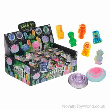 Area 51 Growing Alien in UFO - 6 Assorted