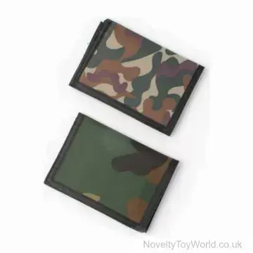 Army Wallet - 2 Assorted Camouflage Colours (13cm x 9cm)