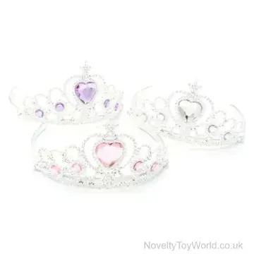 Assorted Colour Stones Princess Tiaras - Girls Fancy Dress