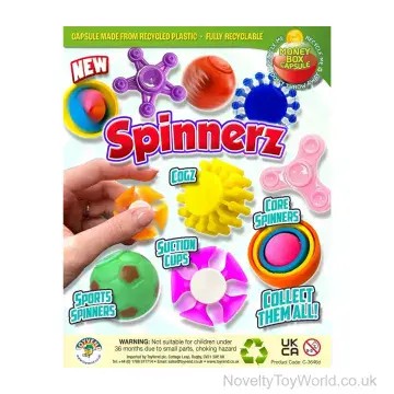 Assorted Finger Spinners Fidget Toy - 55mm Vending Capsule