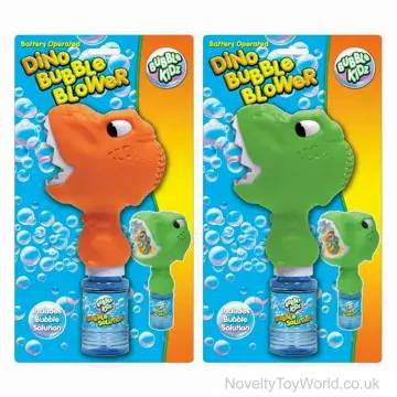 Automatic Dinosaur Bubble Blower Toy - Battery Operated