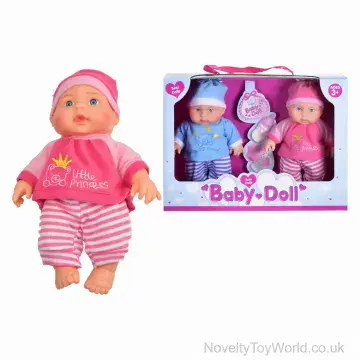 Baby Dolls Twin Set of 2 - Blue & Pink (22cm)