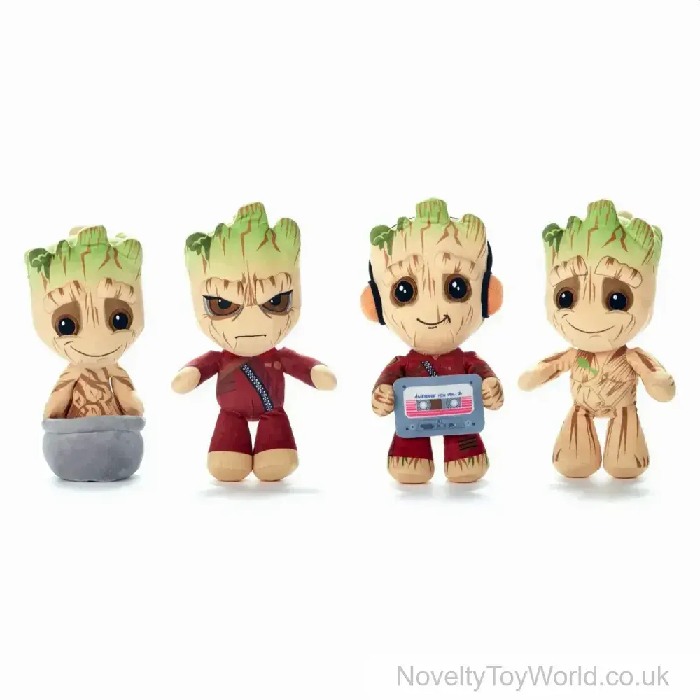 Baby Groot Gaurdians of the Galaxy Plush Toy 4 Assorted 30cm