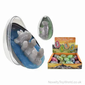 Baby Squishy Dinosaur Egg with Slime (9cm)