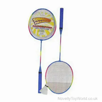 Badminton Set for 2 Players - Rainbow Colours