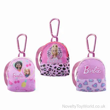 Barbie Micro Backpack Purse with Carabiner Clip (10cm)