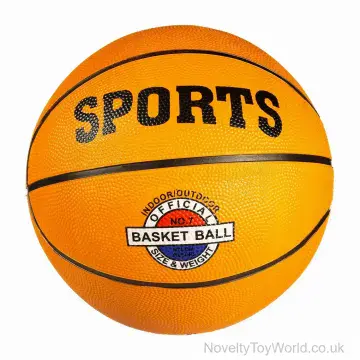 Basketball No.7 Orange Design Official Size & Weight