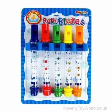 Bath Flutes - Bathtime Novelty Set of 5 (19cm)