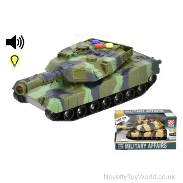 Battle Tank Set Boxed - 1-32 Scale With Lights & Sound