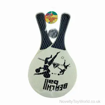 Beach Paddle Bats & Ball Set - Wooden (36cm)