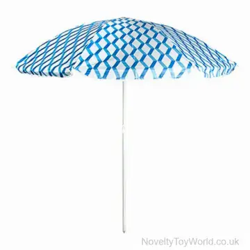Beach Parasol UV Umbrella - Blue Diamond (150cm)