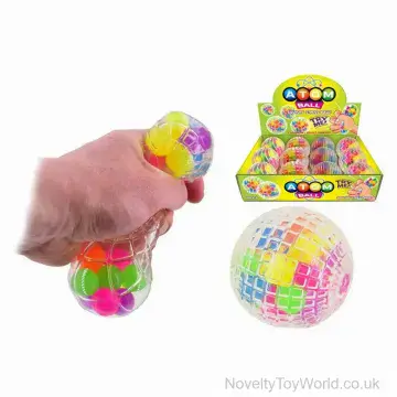 Beaded Squeeze Atom Ball (7.5cm)
