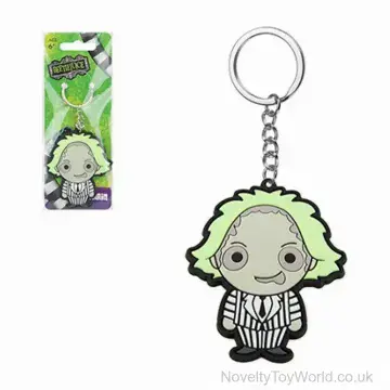 Beetlejuice Licensed 2D PVC Keyring (6cm)