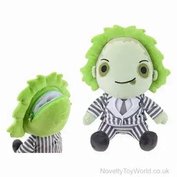 Beetlejuice Licensed Soft Plush Toy with Coin Purse Head (25cm)