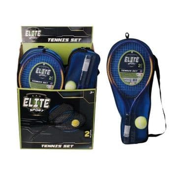 Beginner 2 x Tennis Racket Set with Ball and Carry Bag