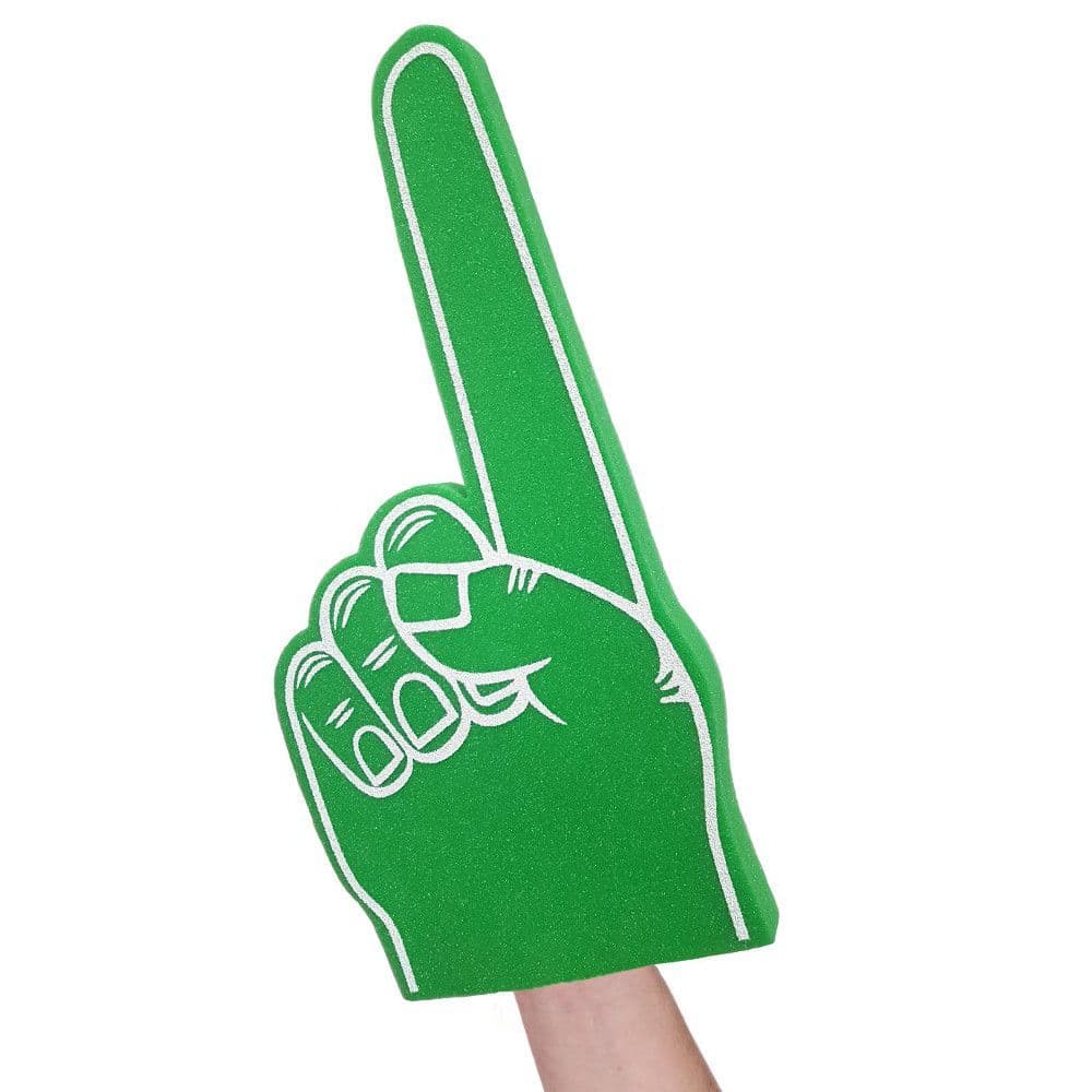 Bulk Buy Green Foam Fingers (45cm) Wholesale Foam Hands UK