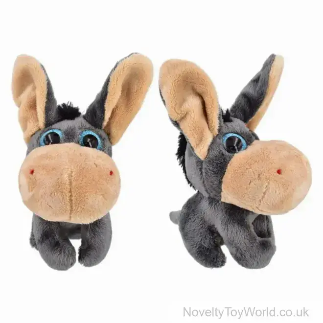 Big Head Donkey Soft Toy (19cm) | Trade Price Farm Toys UK