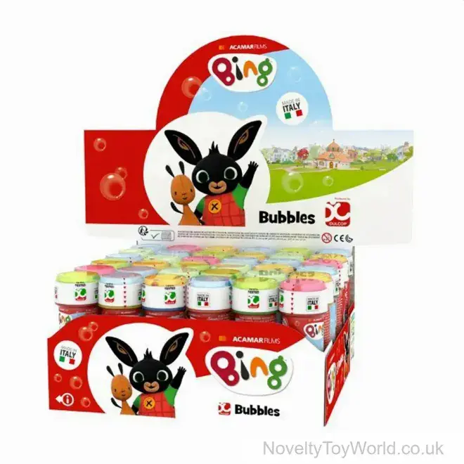Bing Blowing Bubbles Tubs with Maze (60ml) | Wholesale Deal Price Toys