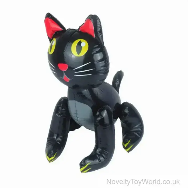 Bulk Buy Black Cat Inflatable Animal Toy (53cm) | Wholesale Toys UK
