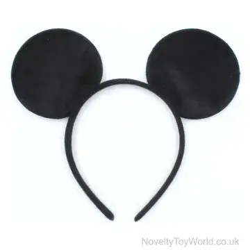 Black Mouse Ears Fancy Dress Headband