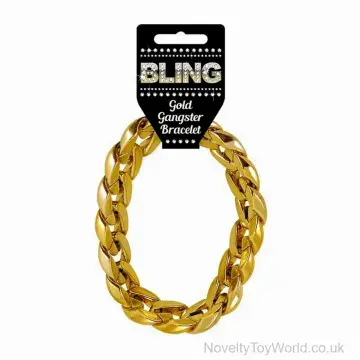 Bling Bling Gangster Bracelet In Gold - 31cm
