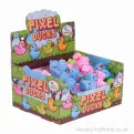 Block Head Pixel Novelty Rubber Ducks (5cm) | Wholesale Rubber Duckies