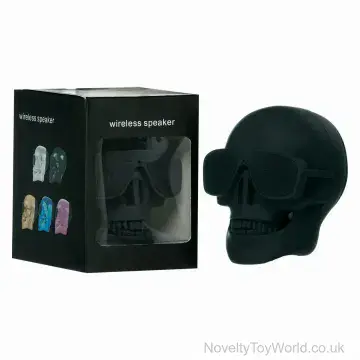 Bluetooth Skull Speaker In Black - 14.5cm