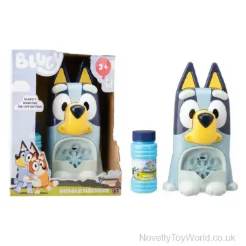 Bluey Character Bubble Machine With Bubble Tub (23cm)