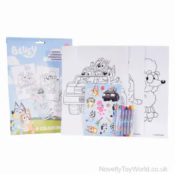 Bluey Colouring and Activity Set with Stickers & Crayons