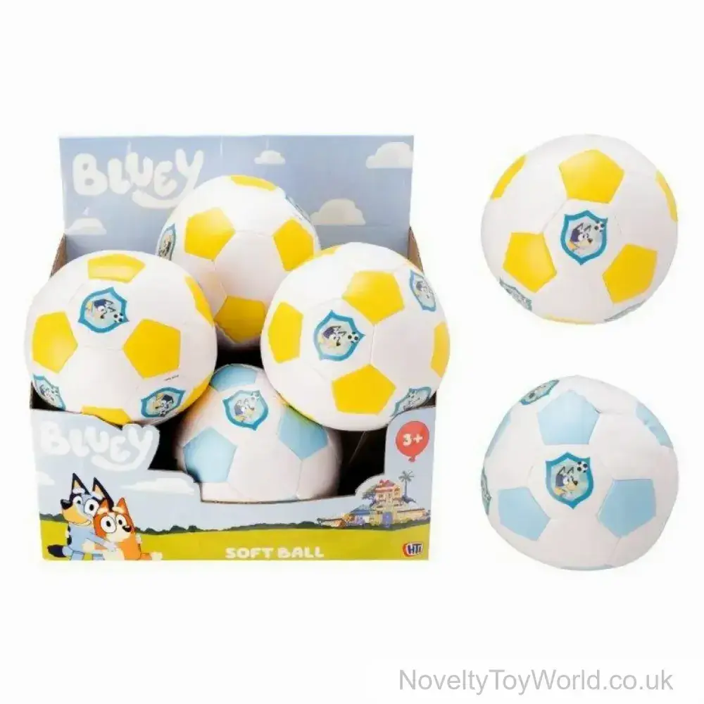 Bluey Licensed Soft Stitch Play Ball (12cm) | Branded Toys Wholesale