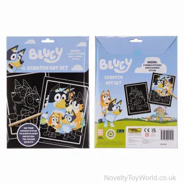 Bluey Scratch Art Activity Set