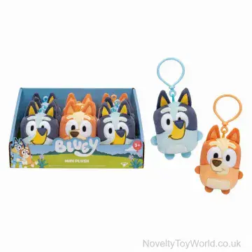 Bluey Soft Toy For Age 3+ (With Bag Clip)