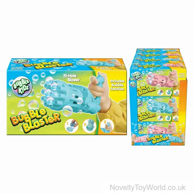 Wholesale | BO Bubble Blaster Machine Gun - Rapid Fire Bubble Gun | Bulk Buy Toys