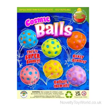 Bouncy Cosmic Space Meteor Ball in 55mm Vending Capsule