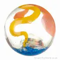 Bouncy Light Up Reptile Ball - 2 Assorted (6.5cm) | Wholesale Balls