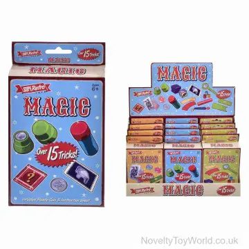 Boxed Magic 15 Trick Set - 3 Assorted