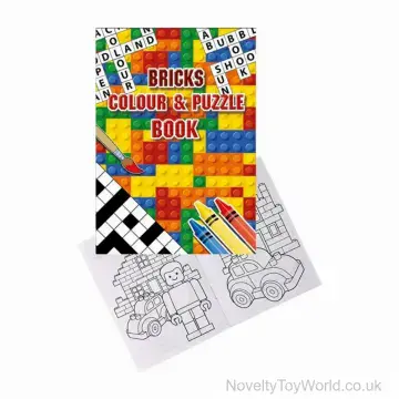 Bricks & Characters Colouring and Puzzles Book - A6