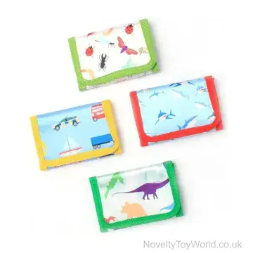 Bright Colour Fun Wallets for Children (11cm)