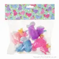 Bright Colour Unicorn Rubber Duck - Assorted Colours (6cm) | Wholesale Duckies