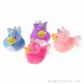Bright Colour Unicorn Rubber Duck - Assorted Colours (6cm) | Wholesale Duckies