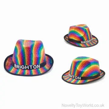 Brighton Rainbow Trilby Hat - Adult