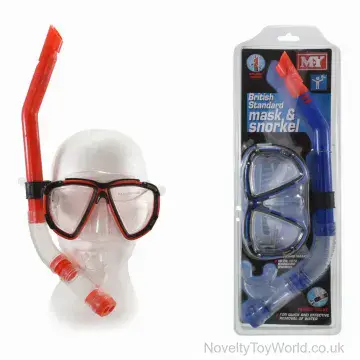 British Standard Mask & Snorkel Set - Assorted Colours