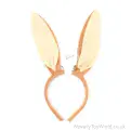 Wholesale | Brown Bunny Rabbit Ears Headband - Universal Size