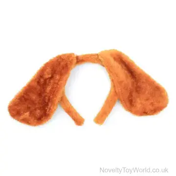 Brown Puppy Dog Ears Fancy Dress Headband