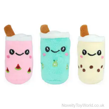 Bubble Tea Plush Toy With Bag Clip (8cm)